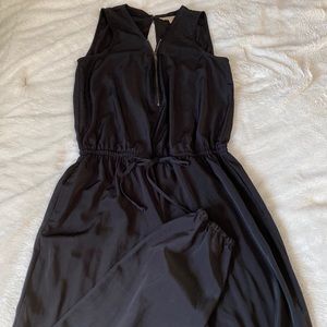 Banana Republic Black Silky Jogger Jumpsuit
